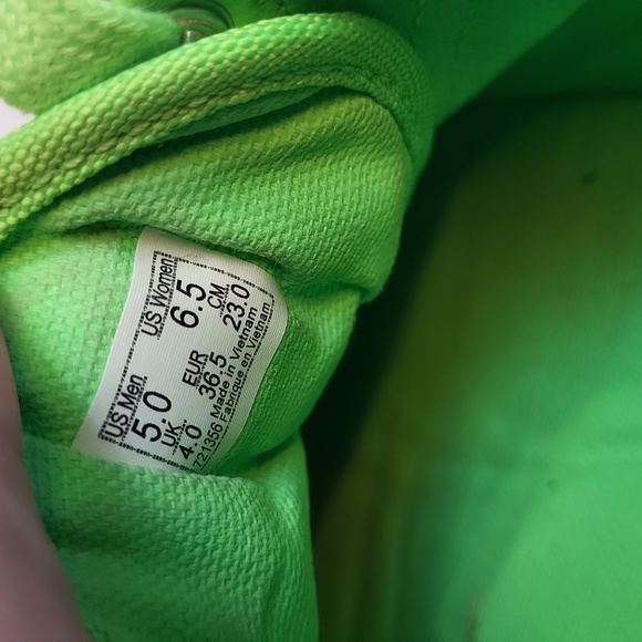 Vans Old Skool Neon Green Geeko - Picture 12 of 12